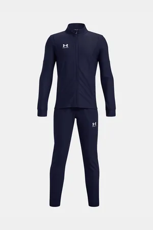 Under Armour Sada klučičí mikiny a tepláků v modré barvě Challenger