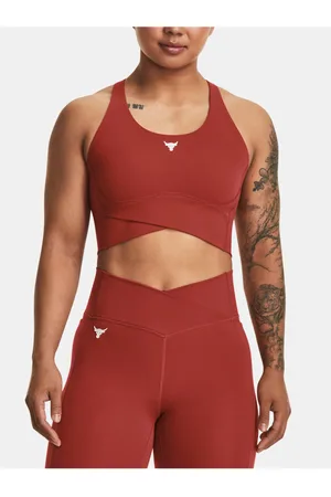 Under Armour Červená dámská sportovní podprsenka Rock