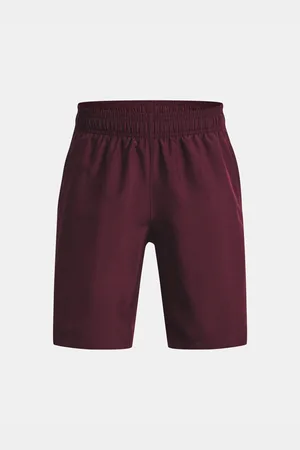 Under Armour Vínové sportovní kraťasy UA Woven Graphic Shorts