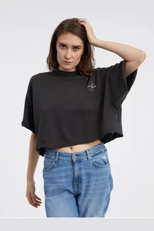 ONLY Černé dámské oversize tričko Lucy