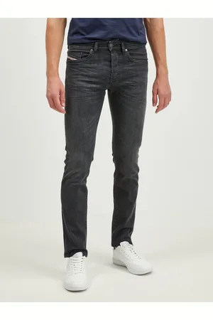 Diesel Tmavě šedé pánské slim fit džíny