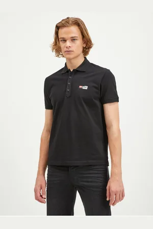 Diesel Černé pánské polo tričko