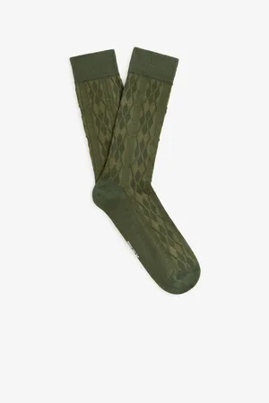 Celio Tmavě zelené pánské ponožky Fitorsad