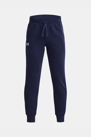 Under Armour Tmavě modré klučičí tepláky Rival