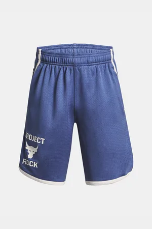 Under Armour Modré klučičí sportovní kraťasy Rock