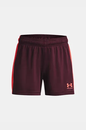 Under Armour Vínové holčičí sportovní kraťasy