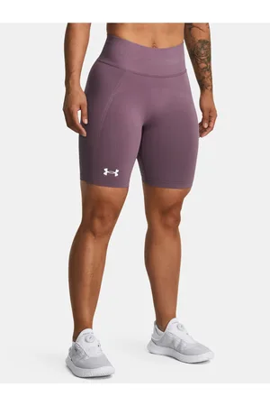 Under Armour Fialové dámské sportovní kraťasy Train