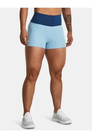Under Armour Světle modré dámské sportovní kraťasy Meridian