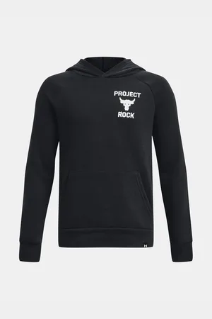 Under Armour Černá klučičí mikina s kapucí Rock
