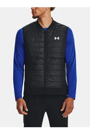 Under Armour Černá pánská prošívaná sportovní vesta Run