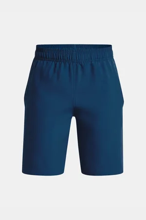Under Armour Tmavě modré sportovní kraťasy UA Woven Graphic Shorts