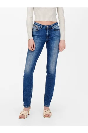 ONLY Modré dámské slim fit džíny Eva