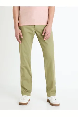 Celio Světle zelené pánské chino kalhoty Tohenri