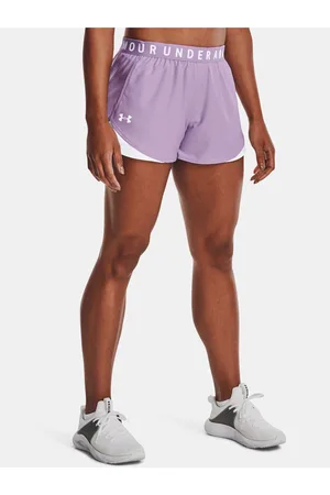 Under Armour Fialové sportovní kraťasy Play Up Shorts 3.0
