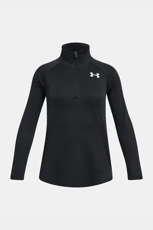 Under Armour Černé sportovní tričko Tech Graphic 1/2 Zip