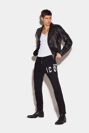 Dsquared2 Černé pánské kalhoty