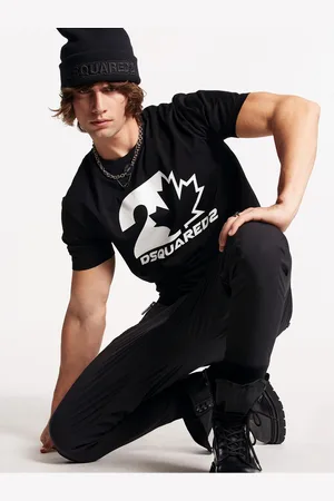 Dsquared2 Černé pánské tričko