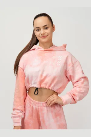 Nebbia Dámská vzorovaná mikina s kapucí Re-fresh Women’s Crop Hoodie
