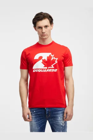 Dsquared2 Červené pánské tričko