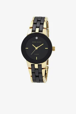 Anne Klein Dámské hodinky v zlato-černé barvě