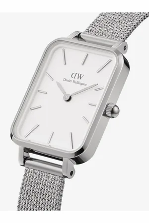 Daniel Wellington Dámské hodinky ve stříbrné barvě Quadro
