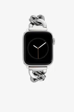 Anne Klein Řemínek pro Apple Watch 42/44/45/ultra 49mm ve stříbrné barvě