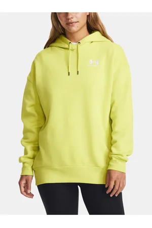 Under Armour Žlutá mikina Essential Flc OS Hoodie
