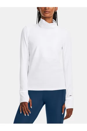 Under Armour Bílé sportovní tričko Launch Elite Funnel
