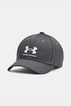 Under Armour Šedá kšiltovka Youth Branded Lockup Adj