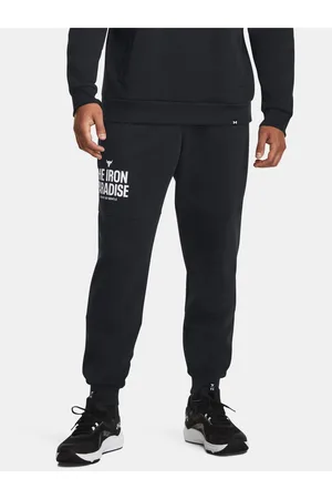 Under Armour Černé tepláky Pjt Rock Rival Flc Jogger
