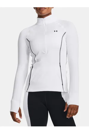 Under Armour Bílé sportovní tričko UA Train CW 1/2 Zip