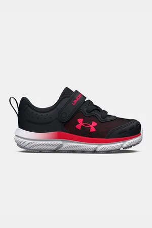 Under Armour Černé kožené sportovní tenisky UA BINF Assert 10 AC