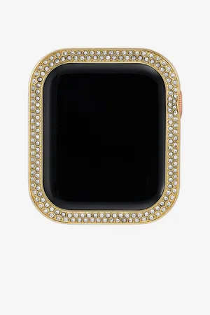 Anne Klein Luneta pro hodinky Apple Watch 40mm s krystaly ve zlaté barvě