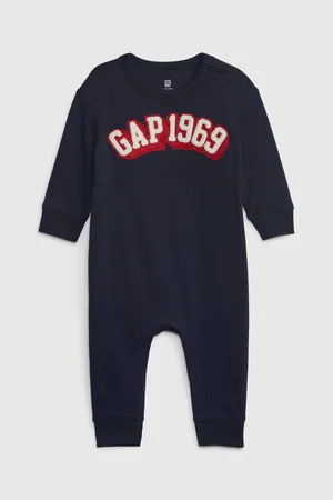 GAP Tmavě modrý dětský overal s logem