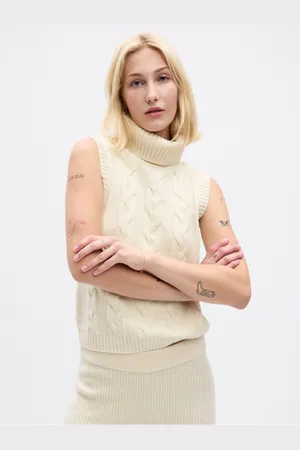 GAP Dámská svetrová vesta s rolákem