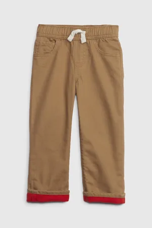 GAP Hnědé dětské zateplené džíny