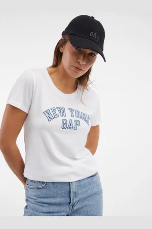 GAP Bílé dámské tričko s potiskem New York