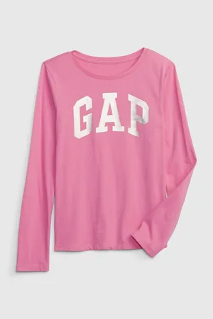 GAP Růžové holčičí tričko s logem