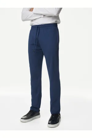 Marks & Spencer Tmavě modré pánské basic tepláky