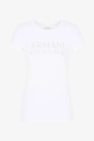 Armani Exchange Bílé dámské triko
