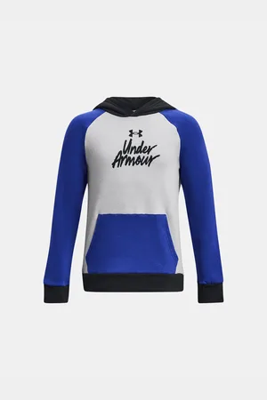 Under Armour Šedo- mikina UA Rival Fleece Script CB HD