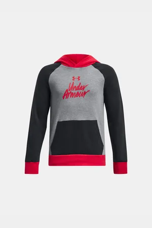 Under Armour Šedo- mikina UA Rival Fleece Script CB HD