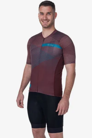 Kilpi Vínový pánský cyklistický dres NERITO
