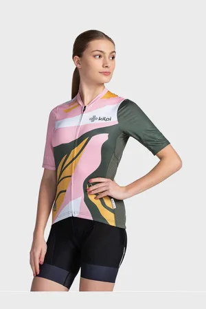 Kilpi Zeleno-růžové dámské sportovní tričko na zip RITAEL