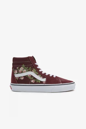 Vans Vínové dámské kotníkové semišové tenisky SK8-Hi