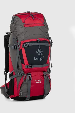 Kilpi Šedo-červený unisex sportovní batoh ECRINS (45+5 l)