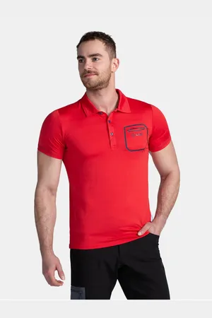 Kilpi Červené pánské sportovní polo tričko GIVRY
