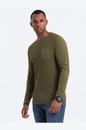 Ombre Clothing Pánské basic tričko s kapsičkou
