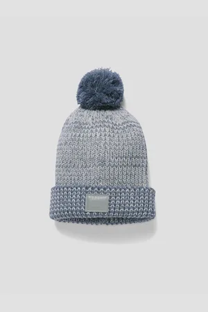Under Armour Světle holčičí zimní čepice Coldgear Girls Lurex Pom Beanie