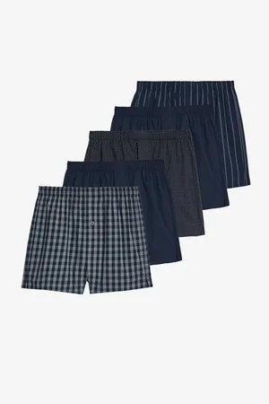 Marks & Spencer Sada pěti pánských trenýrek v tmavě modré a tmavě šedé barvě Marks Spencer